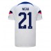 Förenta staterna Timothy Weah #21 Replika Hemma matchkläder VM 2022 Korta ärmar